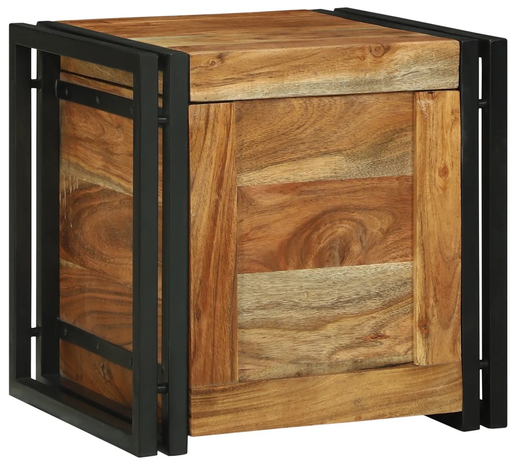 vidaXL Αποθηκευτικές Κάσες Καστανό 40 x 40 x 40 cm Μασίφ ξύλο ακακίας