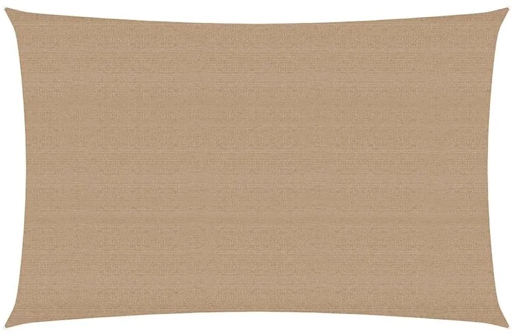 vidaXL Πανί Σκίασης Taupe 3 x 5 μ. από HDPE 160 γρ./μ²