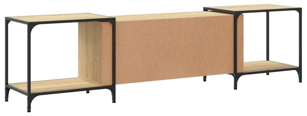 vidaXL Έπιπλο Τηλεόρασης Sonoma Δρυς 203x37x50 εκ. Επεξεργασμένο Ξύλο