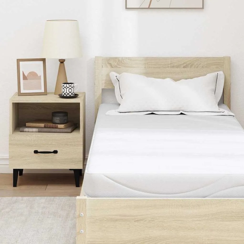 vidaXL Στρώμα Λευκό 70 x 200 cm Αφρός Εμποτισμένος με Gel