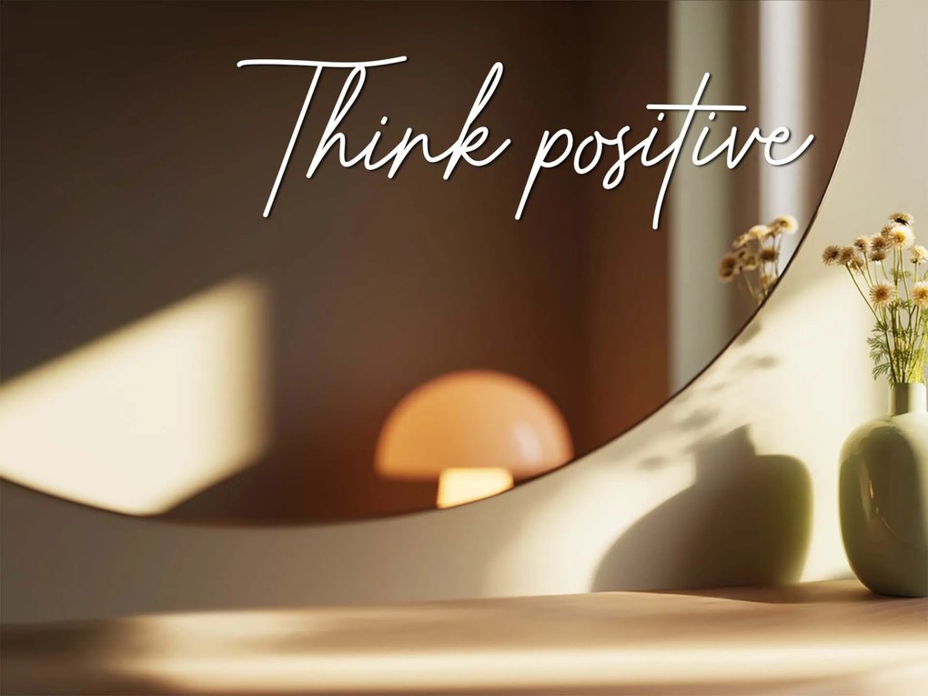 Αυτοκόλλητο για καθρέφτη S16 – Think positive