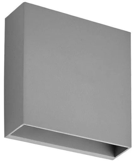 Απλίκα Φωτιστικό Τοίχου Διπλής Κατευθ. Led 6W 3 χρώματα Lumen-9-9636-Γκρι 9-9636