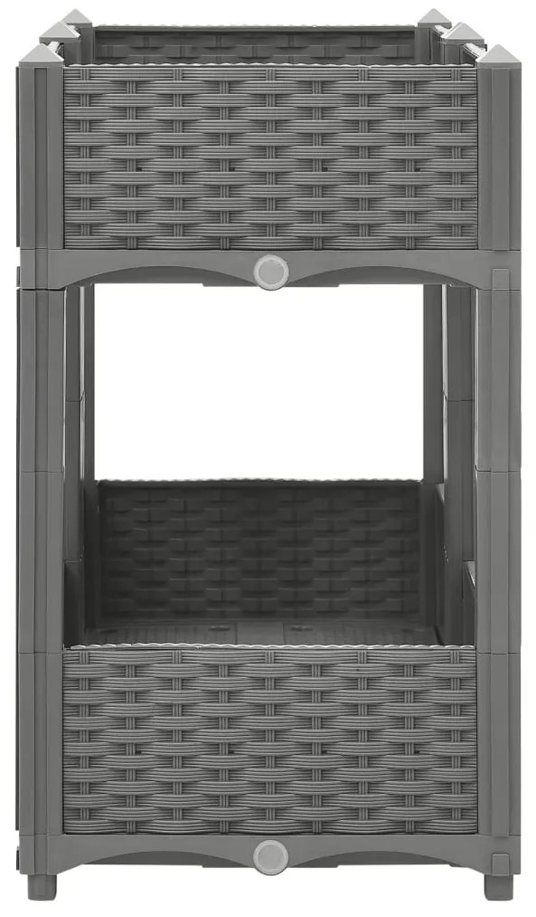 vidaXL Ζαρντινιέρα 80 x 40 x 71 εκ. από Πολυπροπυλένιο