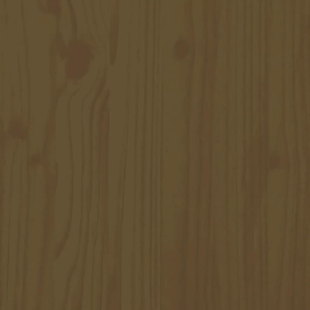 vidaXL Σκάλα Κατοικίδιου Μελί Καφέ 40x49x47 εκ. από Μασίφ Ξύλο Πεύκου