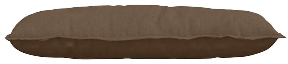 vidaXL Μαξιλάρι Πλάτης Καφέ 100 x 19 x 50 εκ ύφασμα