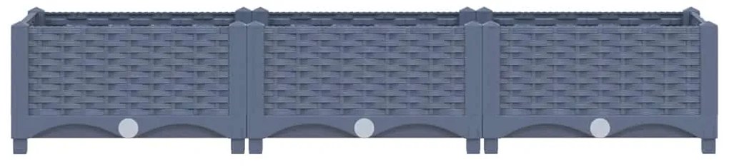 vidaXL Ζαρντινιέρα 120 x 40 x 23 εκ. από Πολυπροπυλένιο