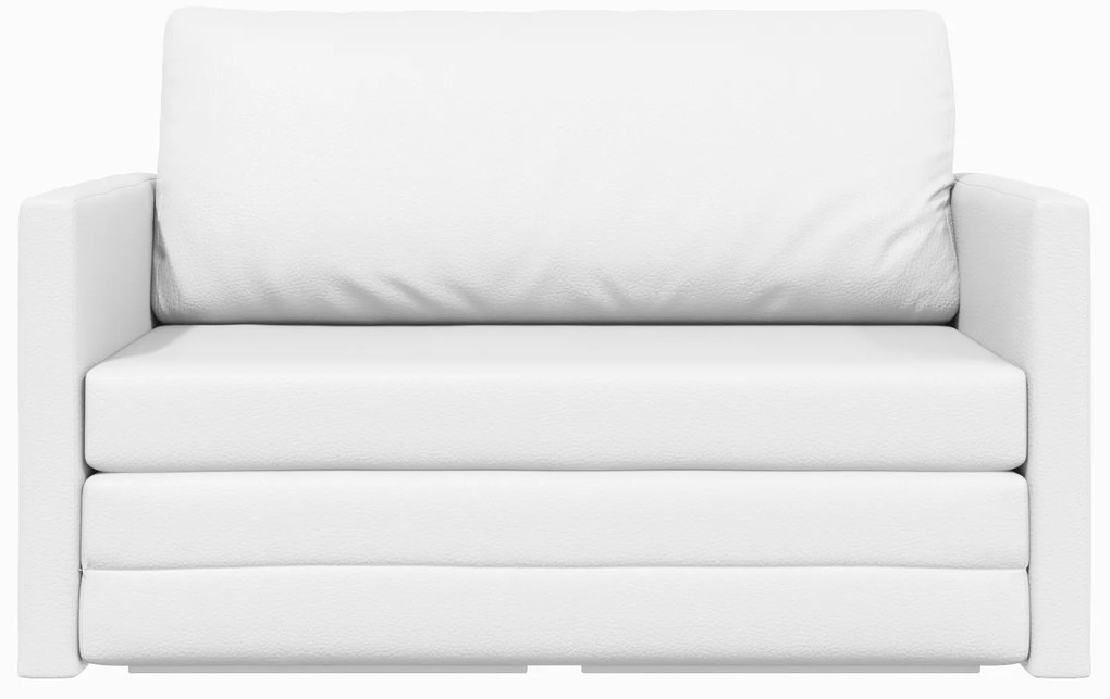 vidaXL Καναπές Κρεβάτι 2-σε-1 Λευκό 124x71x78 cm Τεχνητό Δέρμα
