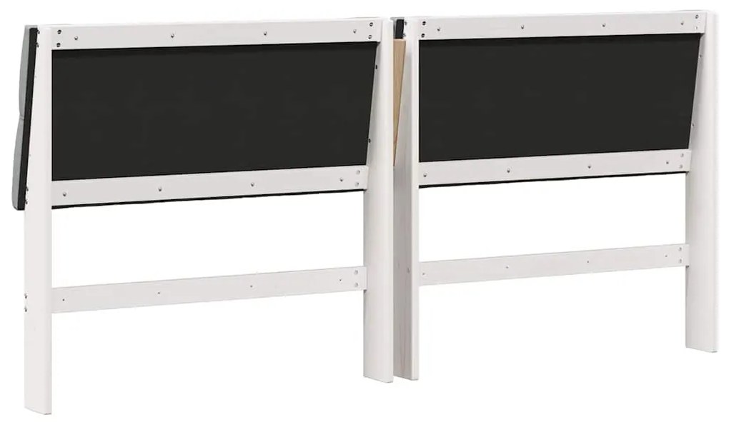 vidaXL Ταπετσαρισμένο κεφαλάρι Ανοιχτό γκρι 200 cm