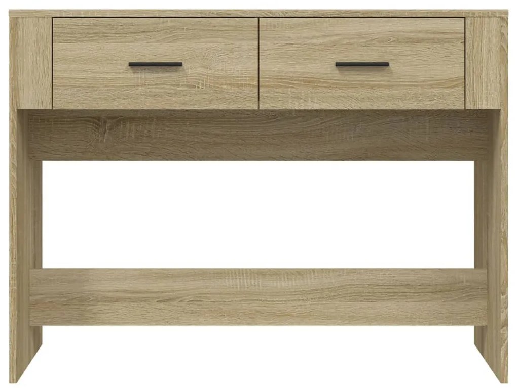 vidaXL Τραπέζι Κονσόλα Sonoma Δρυς 100x39x75 εκ. Επεξεργασμένο Ξύλο