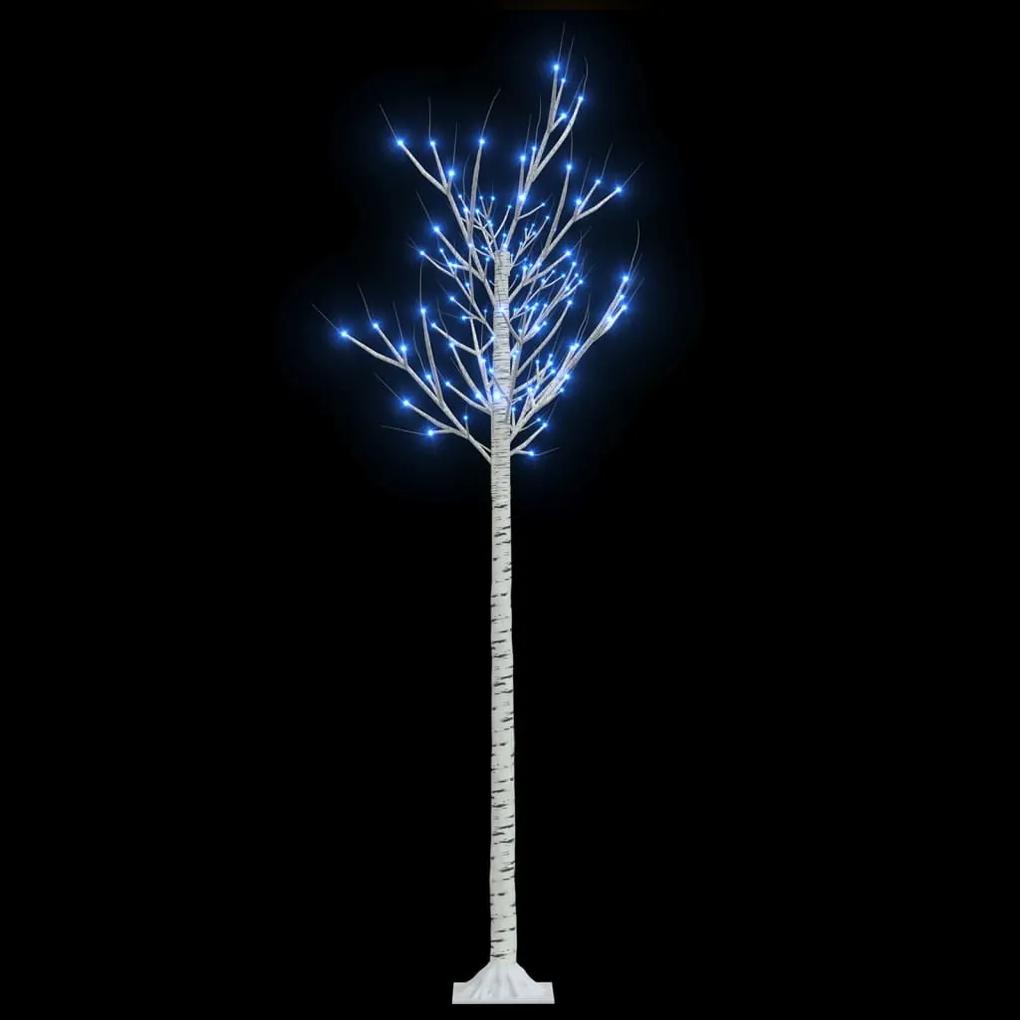 vidaXL Χριστουγ. Δέντρο Εξωτ./Εσωτ. Χώρου 180 LED Μπλε 1,8 μ. Ιτιά