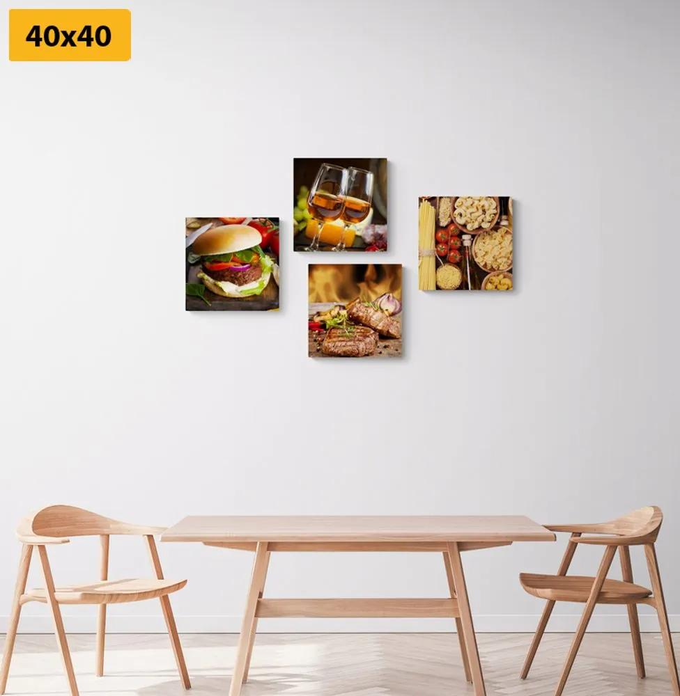 Σετ εικόνων μαγειρική τέχνη - 4x 60x60