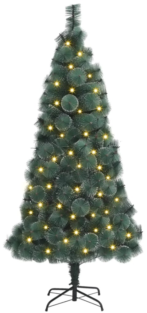 vidaXL Τεχνητό Χριστουγεννιάτικο Δέντρο 300 LEDs Πράσινο 180 cm PET