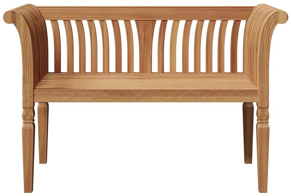 vidaXL Παγκάκι Κήπου 127.5 x 52 x 80 εκ από μασίφ ξύλο teak