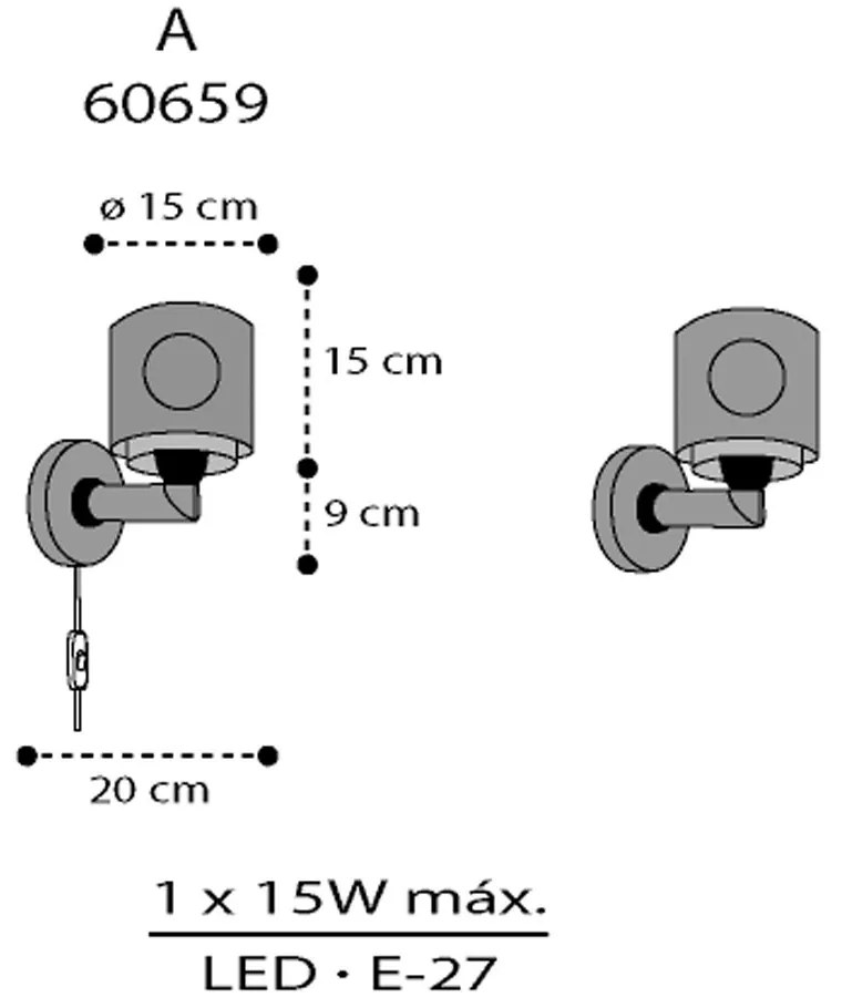 Απλίκα τοίχου Ango Captain
