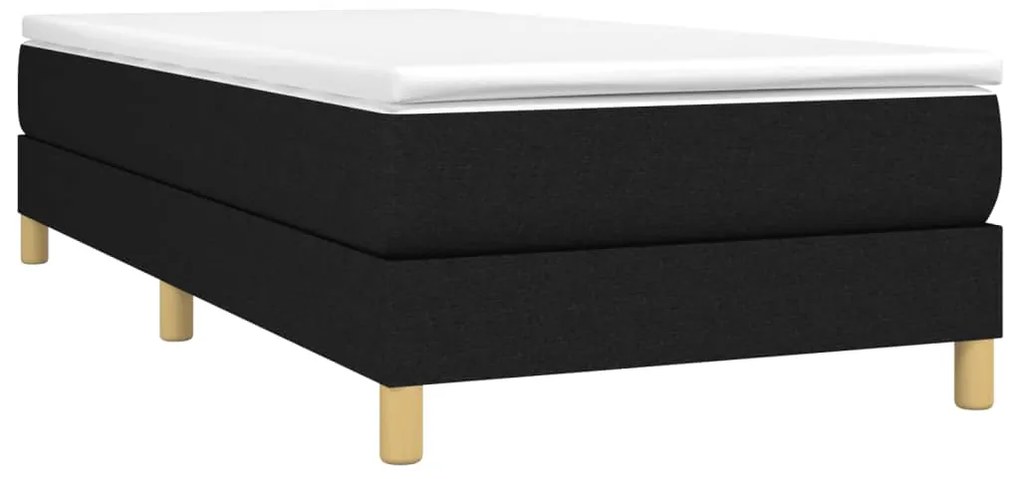 ΠΛΑΙΣΙΟ ΚΡΕΒΑΤΙΟΥ BOXSPRING ΜΑΥΡΟ 80 X 200 ΕΚ. ΥΦΑΣΜΑΤΙΝΟ 3120568