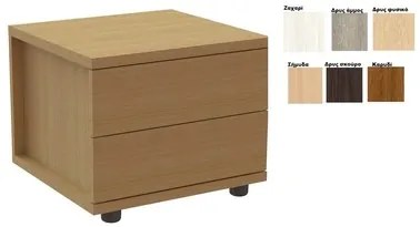 ALFA SET  Κομοδίνο Ξύλινο 50x40x40 AS 90048 BEST-90048