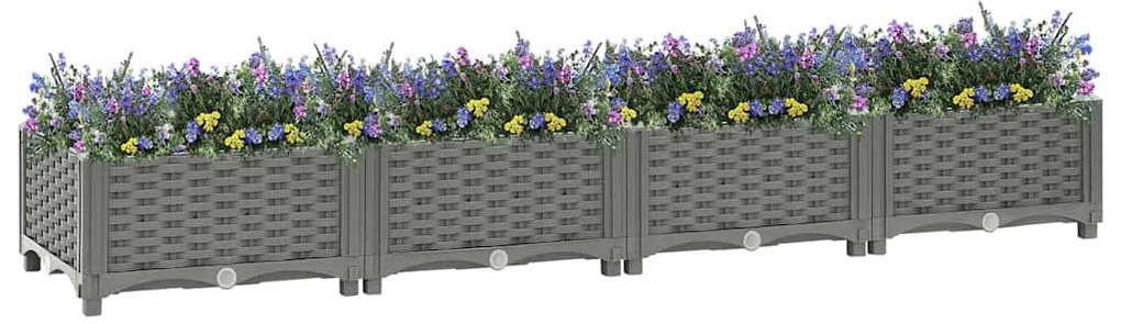 vidaXL Ζαρντινιέρα 160 x 40 x 23 εκ. από Πολυπροπυλένιο