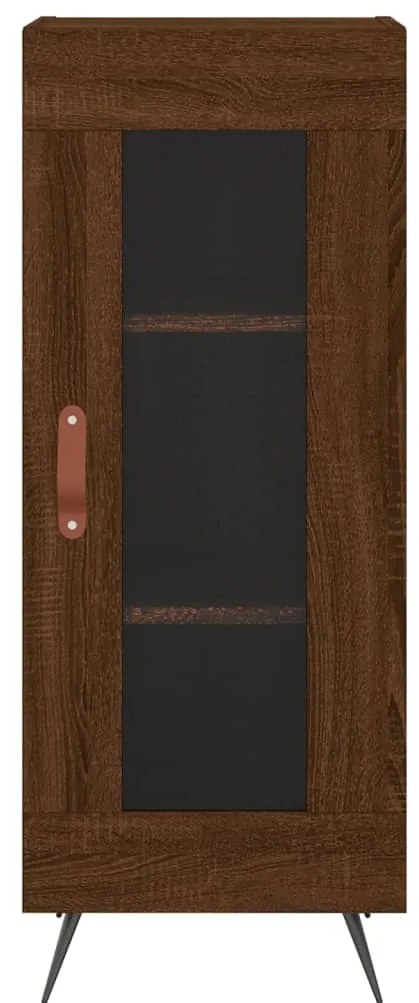 vidaXL Ντουλάπι Καφέ Δρυς 34,5 x 34 x 90 εκ. Επεξεργασμένο Ξύλο