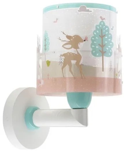 Παιδικό Φωτιστικό Τοίχου Απλίκα Ελαφάκι Loving Deer 61279 Ango Dalber-61279-Πολύχρωμο 61279