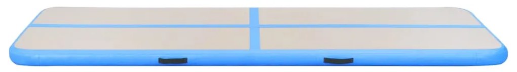 vidaXL Στρώμα Ενόργανης Φουσκωτό Μπλε 600 x 100 x 10 εκ. PVC με Τρόμπα