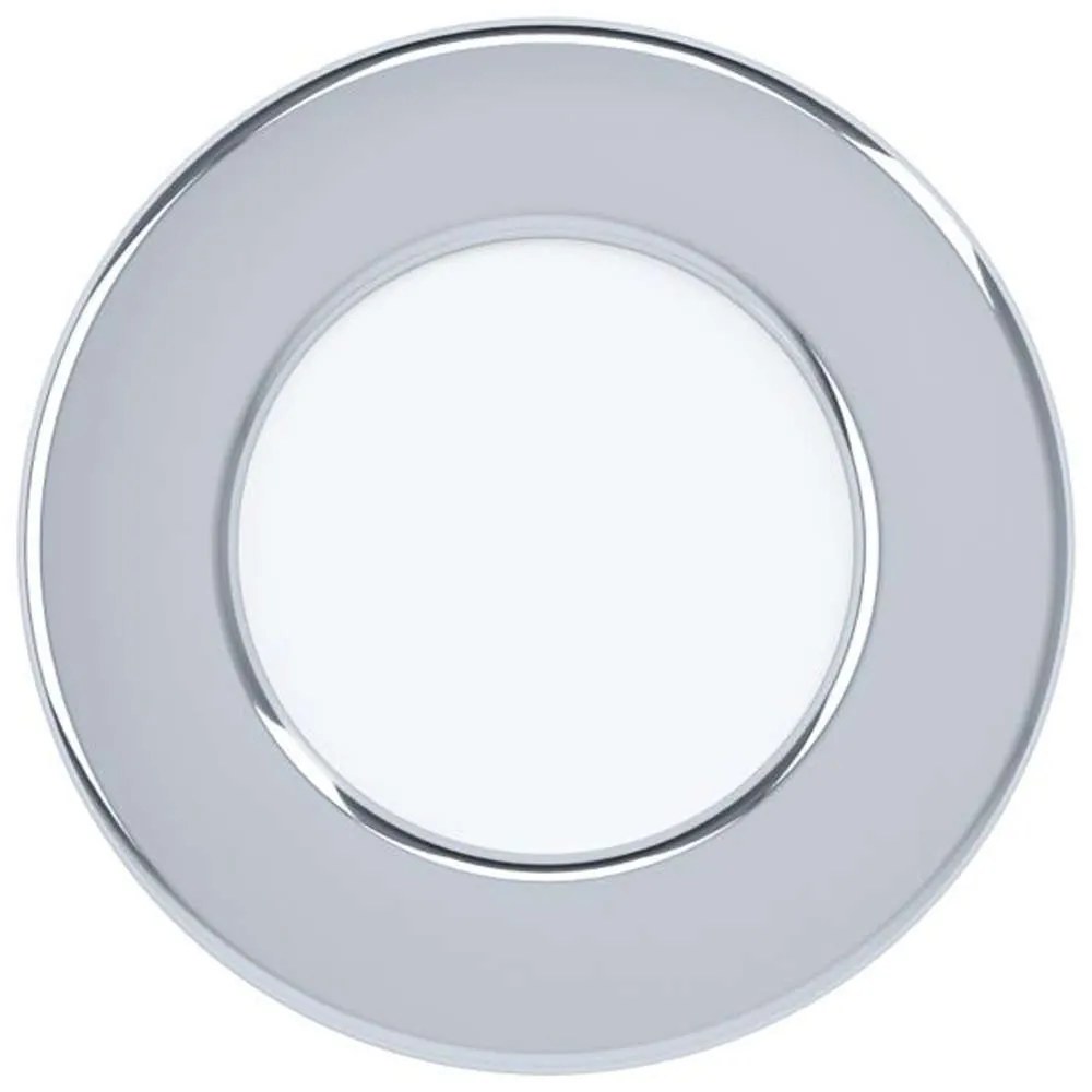Φωτιστικό Οροφής - Σποτ 99204 Fueva Led Ø86 3000K Chrome Eglo Metal, Plastic
