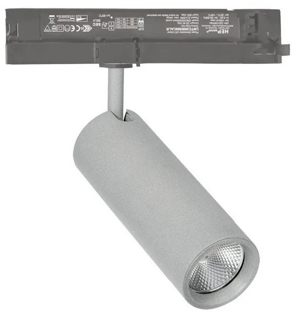 Σποτ Ράγας VK/04350/TR/D/G/24/935 Dimmable 220-240V Led 16.4W 3500K 2.124lm 24° IP20 Grey VKLed