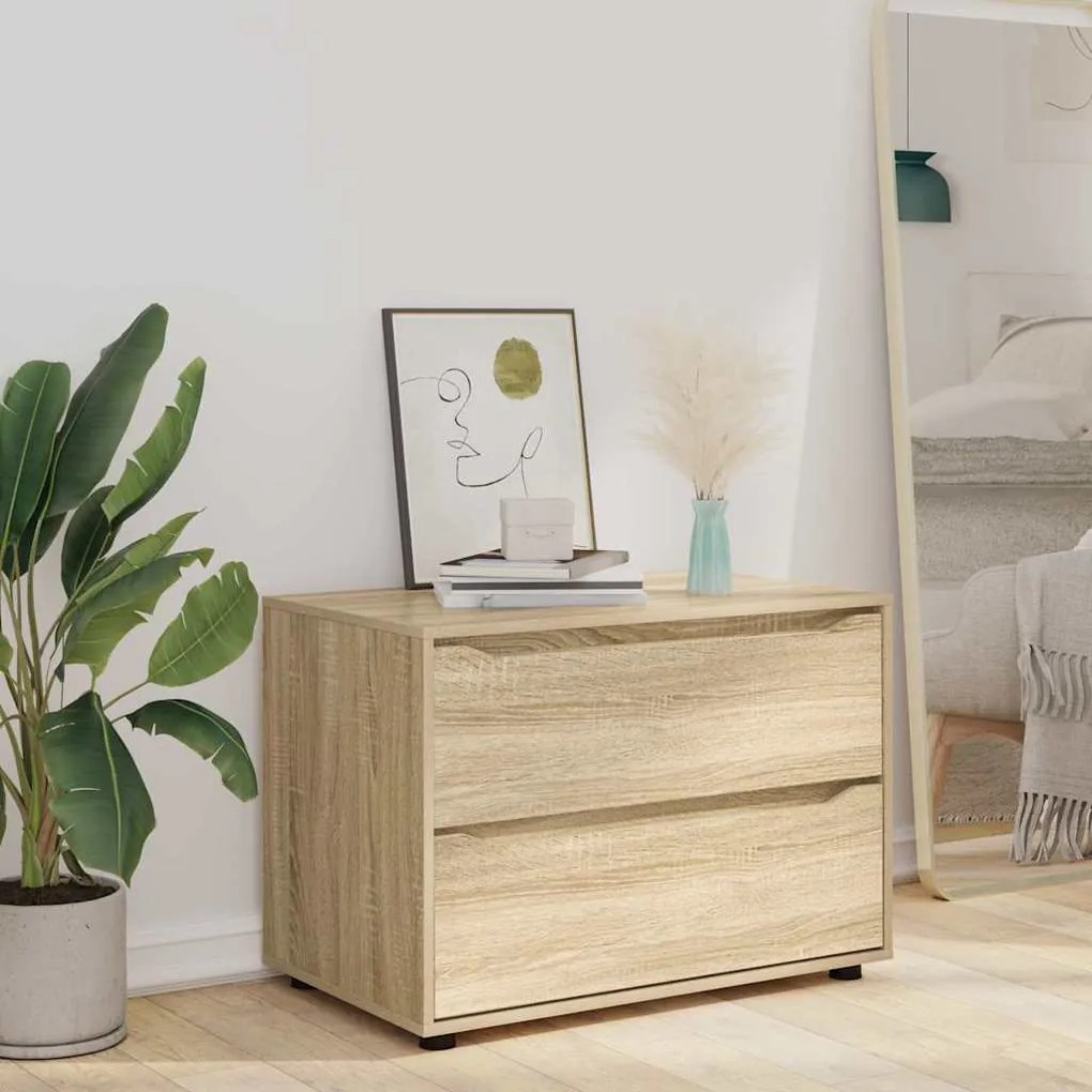 vidaXL Ντουλάπι αποθήκευσης Δρύς Sonoma 80 x 48 x 57 εκ