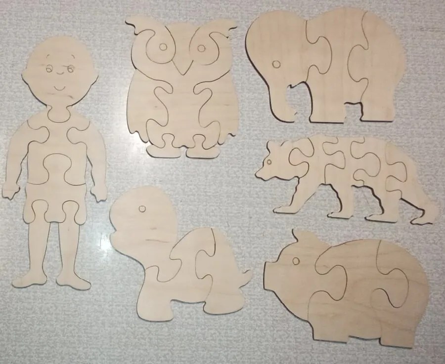 Intra απο ξύλο plywood 3mm-4mm πάχος - Παιδικά παζλ Ξύλινο σετ παιχνιδιών προσποίησης Αρχείο DWG Δίασταση 30x30 cm Intraeaxys-r1z2wxl1