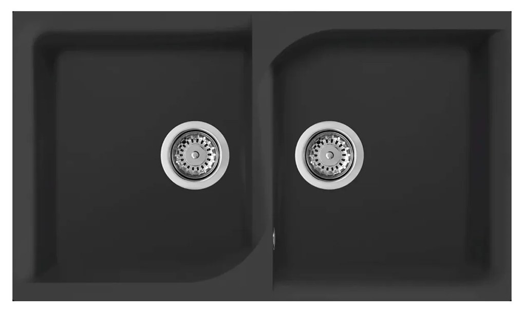 Νεροχύτης κουζίνας EGO 450 Nero 40 ELLECI 86x50cm - LGE45040