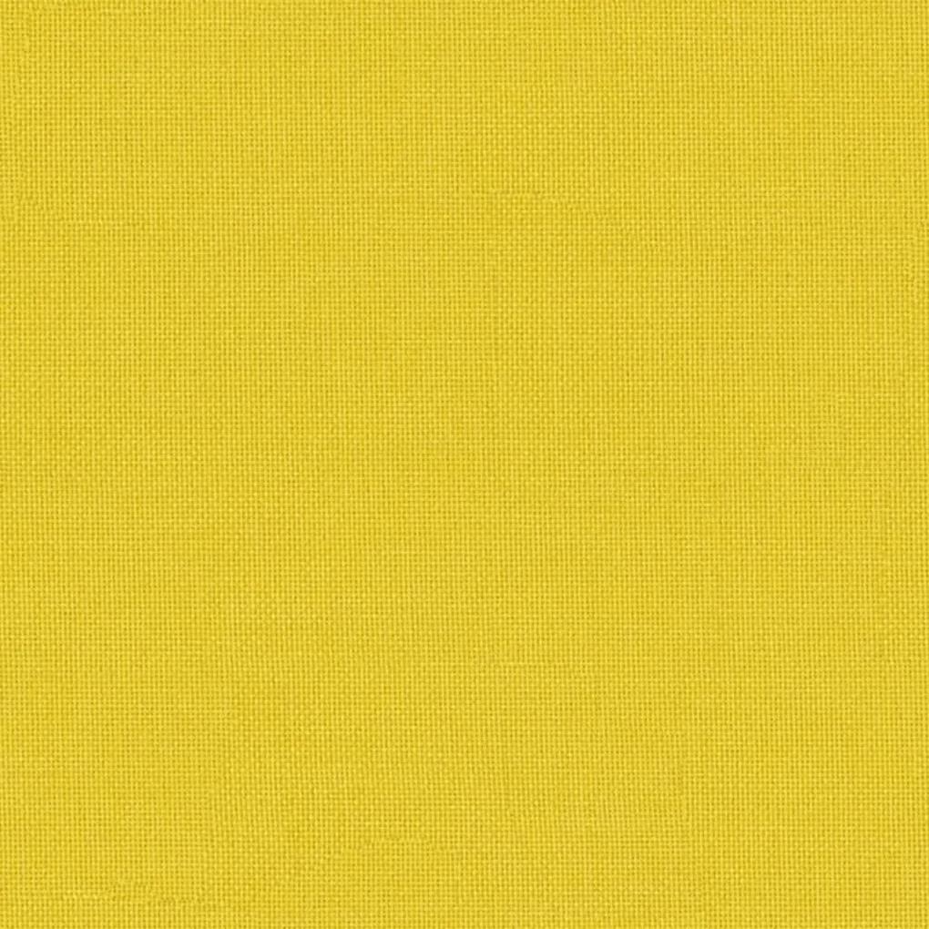 Πάνελ Τοίχου 12 τεμ. Ανοιχτό Κίτρινα 30x15εκ. 0,54μ² Υφασμάτινα - Κίτρινο
