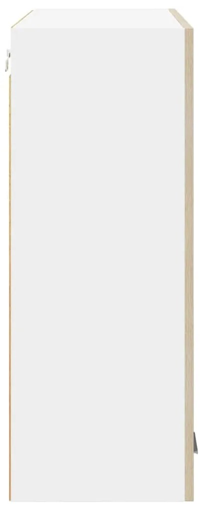 vidaXL Κρεμαστό ντουλάπι με αποθήκευση Δρύς Sonoma 80 x 31 x 80 εκ.