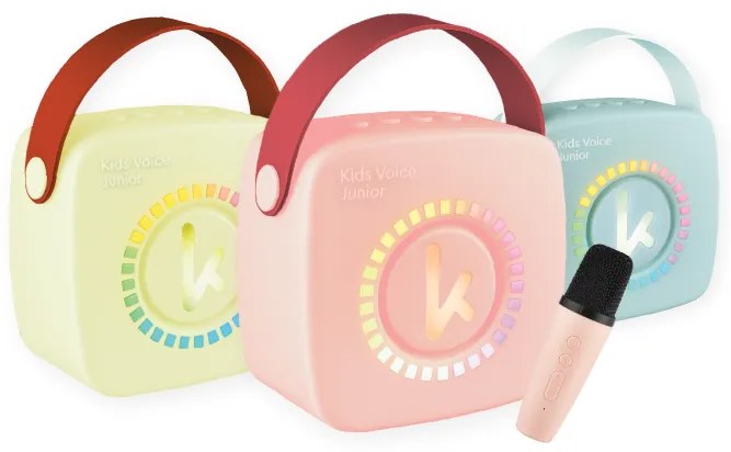 Kiddoboo mini Karaoke Speaker & Mic Yellow + NikoletaTV