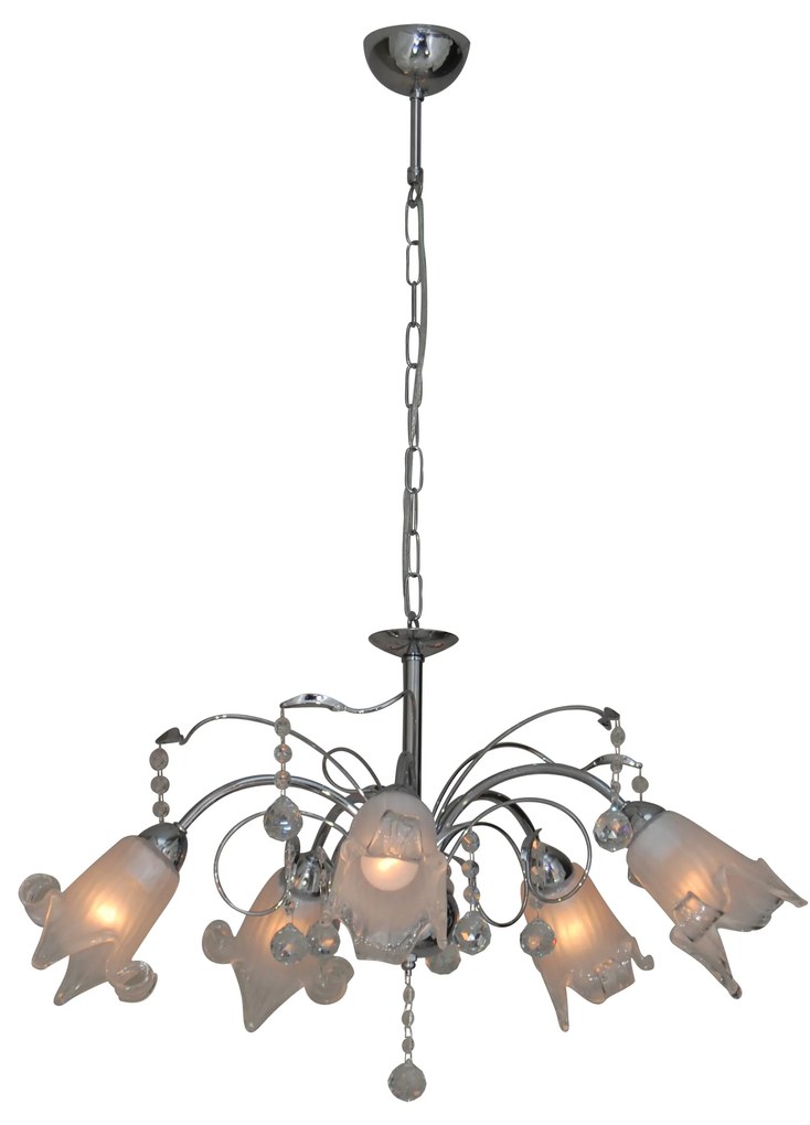 Φωτιστικό Οροφής  1017-5P MEMO CHROME PENDANT LAMP Γ2 - 77-3364 - 21W - 50W - 77-3364