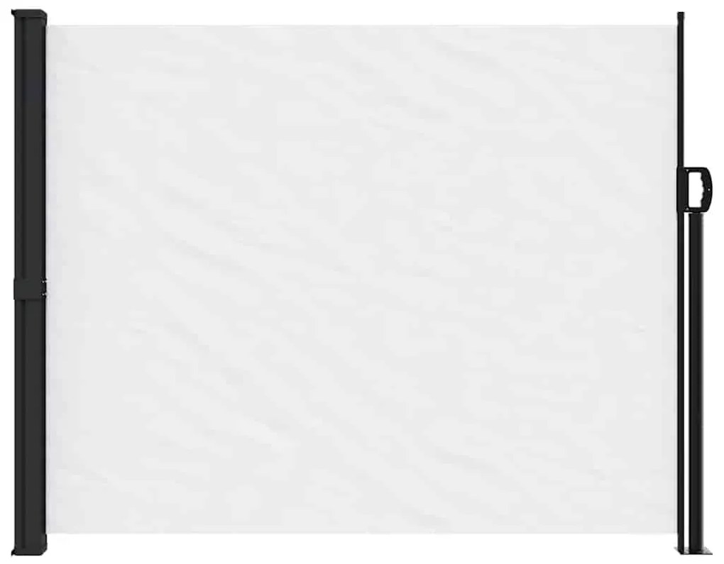 vidaXL Σκίαστρο Πλαϊνό Συρόμενο Λευκό 170 x 300 εκ.
