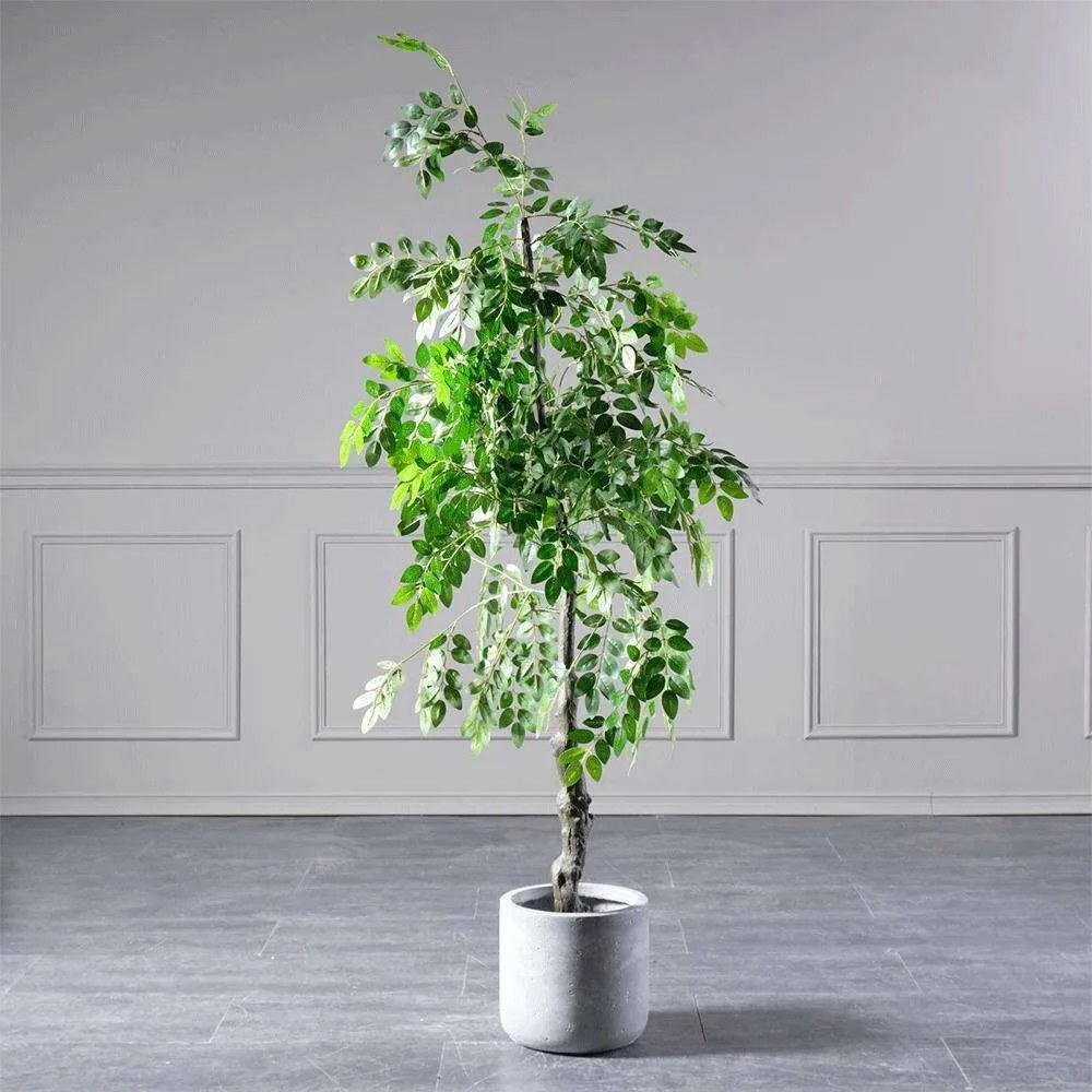 Τεχνητό Δέντρο Φίκος 0440-6 95x180cm Green Supergreens Wood, Fabric