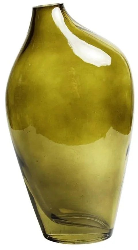 Βάζο 00.03.32525 8x14x24,5cm Green Γυαλί