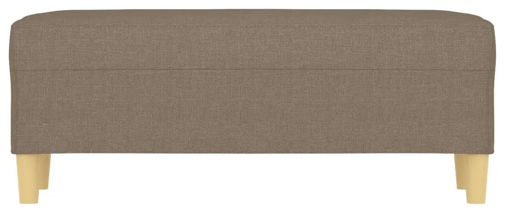 vidaXL Πάγκος Taupe 100x35x41 εκ. Υφασμάτινος