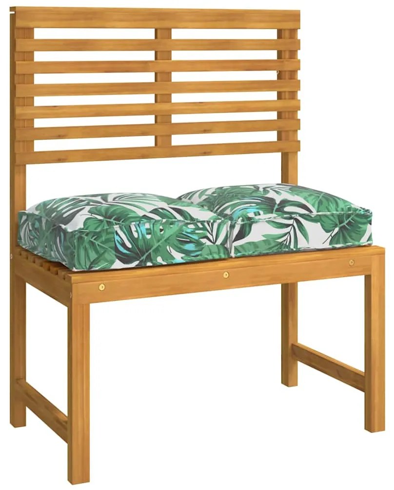 vidaXL Μαξιλάρι παλέτας για κάθισμα Floral 4 pcs Μοτίβο φύλλων