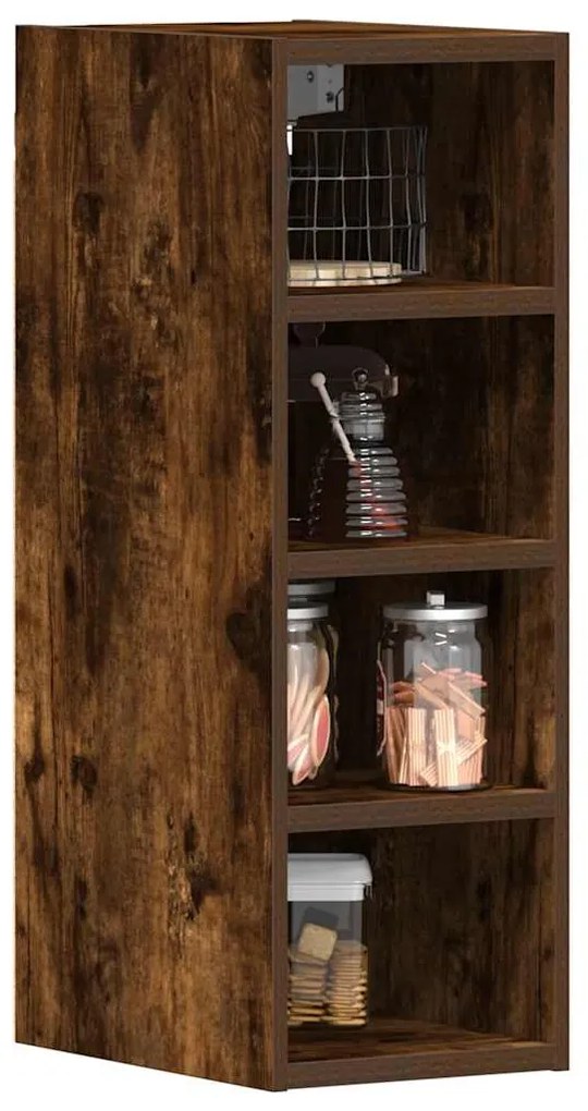 Κρεμαστό Ντουλάπι "Riga" Καπνιστή Δρυς 20x29,5x60 εκ. από Τεχνητό Ξύλο