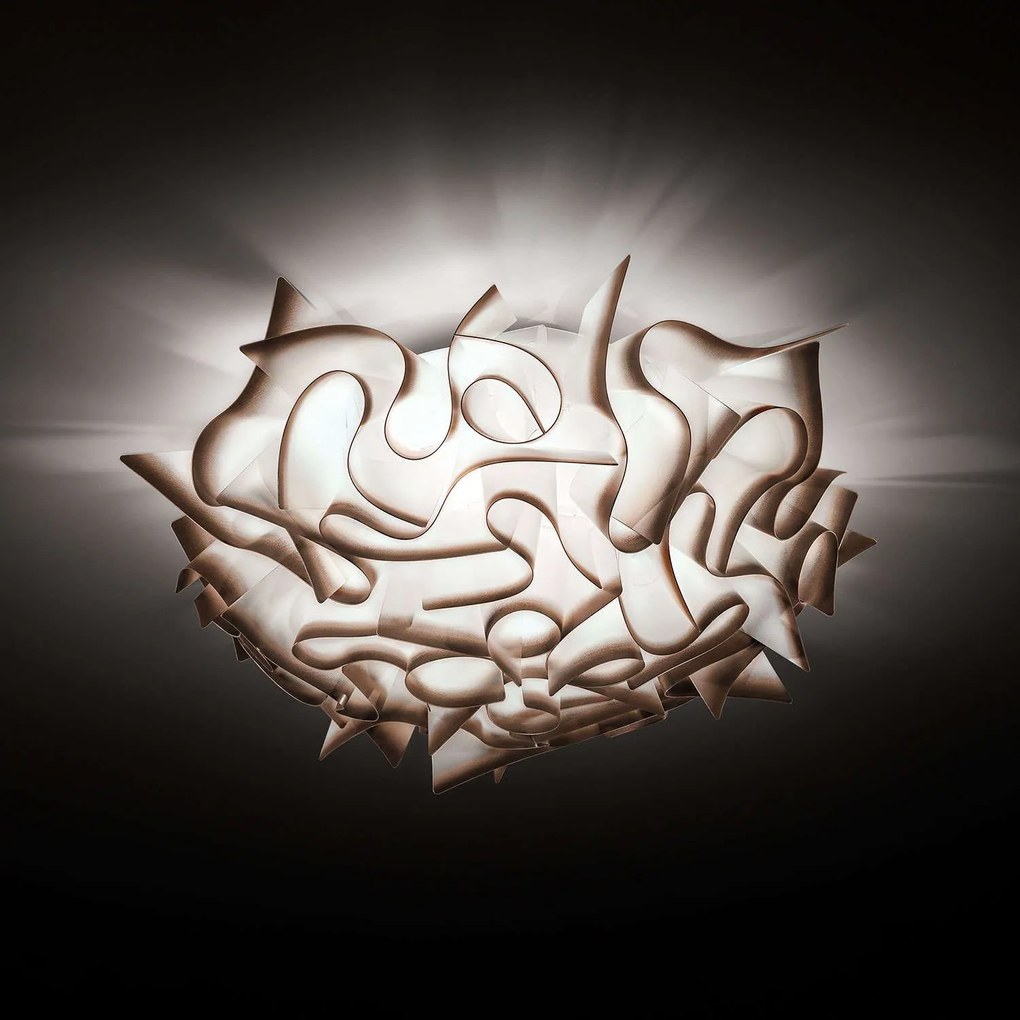 Φωτιστικό Οροφής - Τοίχου Veli Medium Russet Slamp Aluminium, Polypropylene