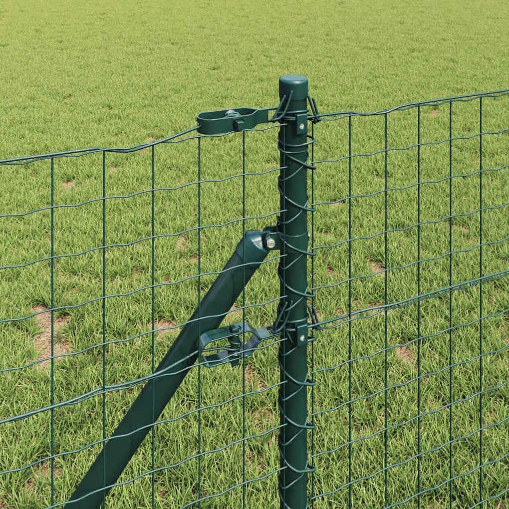 vidaXL Πό posts φράχτη 13 pcs Πράσινο Ø32mm 100 εκ
