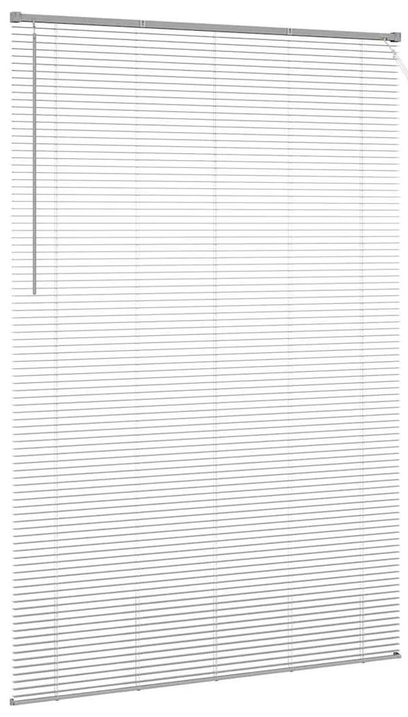 vidaXL Ρολό Παραθύρου με κουρτίνες Ασημί Αλουμίνιο