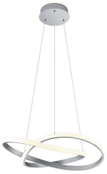 Κρεμαστό Φωτιστικό Οροφής Course νίκελ R32051107 Trio Lighting R32051107 Νίκελ Ματ