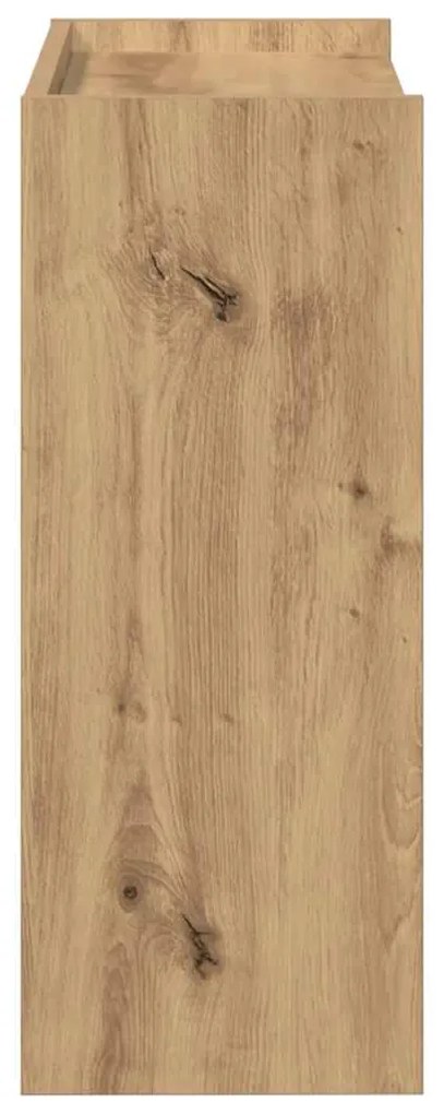 ΡΑΦΙ ΠΑΠΟΥΤΣΙΩΝ  ARTISAN OAK 60X25X62 CM ΚΑΤΑΣΚΕΥΑΣΜΕΝΟ ΞΥΛΟ 859895