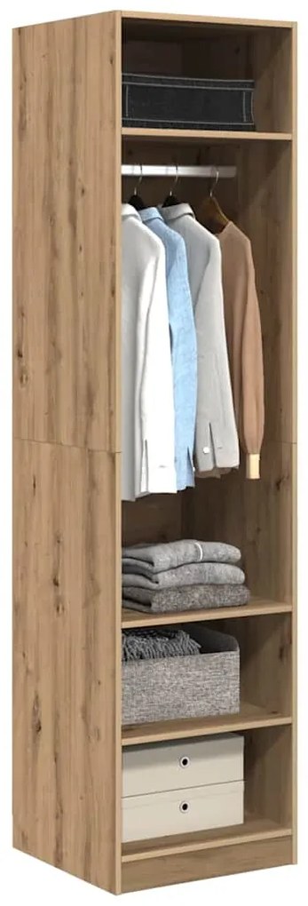 vidaXL Ντουλάπι Artisan Oak 50 x 50 x 200 cm Επεξεργασμένο ξύλο