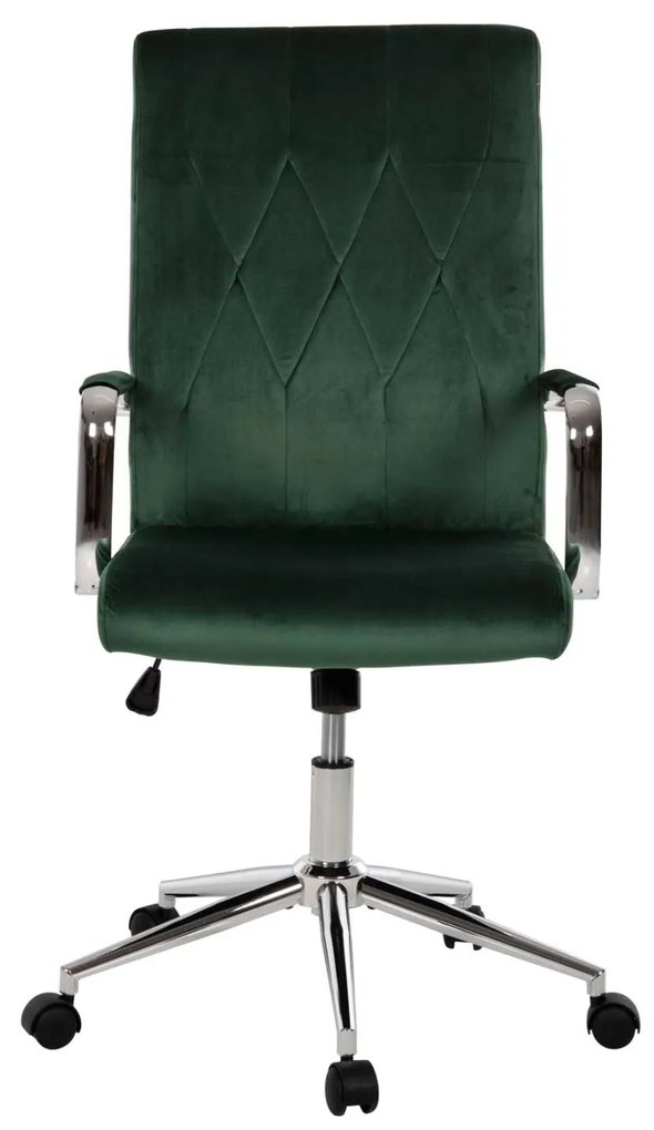 ΚΑΡΕΚΛΑ ΓΡΑΦΕΙΟΥ JOSEF HM1181.03 ΚΥΠΑΡΙΣΣΙ ΒΕΛΟΥΔΟ-INOX ΒΑΣΗ 58x61x105-113Yεκ.
