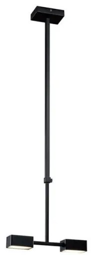 Κρεμαστό Φωτιστικό Οροφής LED Μαύρο Nosto 4276500 Viokef-4276500-Μαύρο 4276500