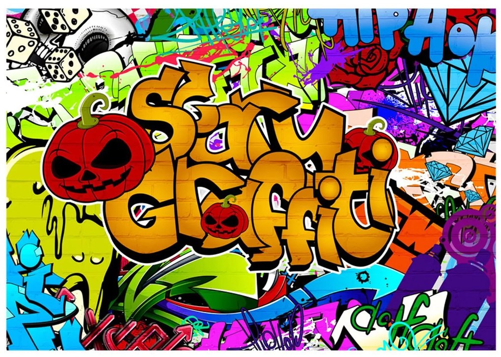 Φωτοταπετσαρία - Scary graffiti 300x210