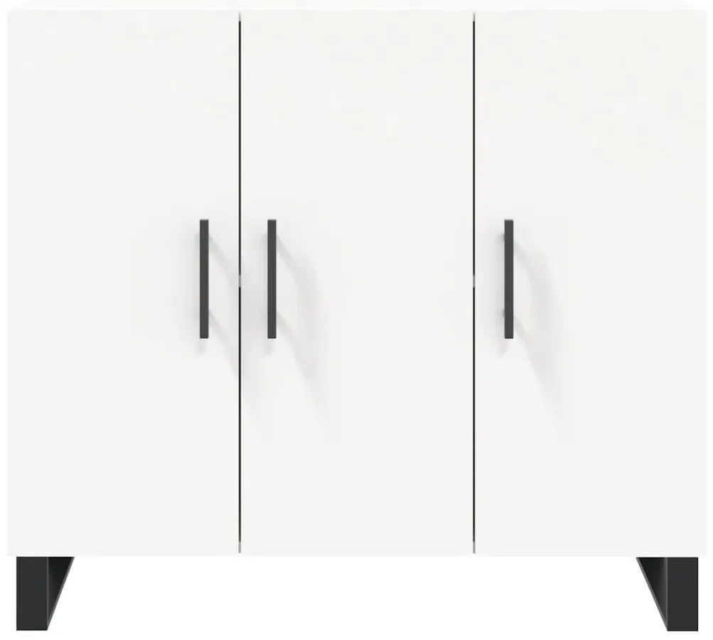 vidaXL Μπουφές Λευκός 90 x 34 x 80 εκ. από Επεξεργασμένο Ξύλο