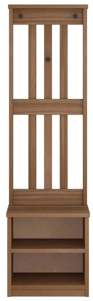 vidaXL Δέντρο χωλ "SANDNES" 45x40x159,5 εκ.Πεύκο μασίφ ξύλο